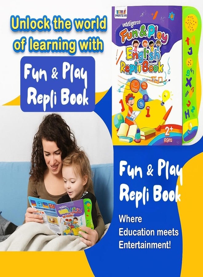 Braintastic كتاب Braintastic Fun & Play الإنجليزي السريع للأطفال | كتاب تعليمي تفاعلي ناطق مع الحروف الأبجدية والكلمات والأنشطة للأطفال الصغار - Image 4